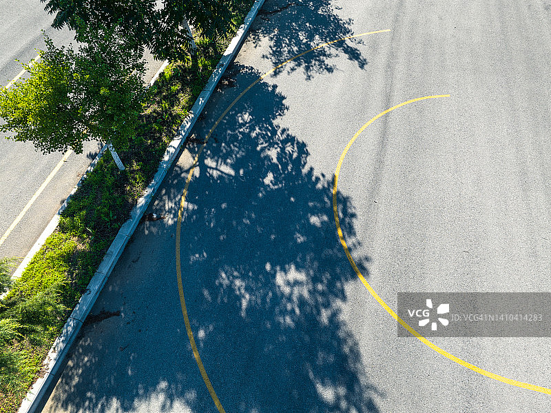 树林间的道路图片素材