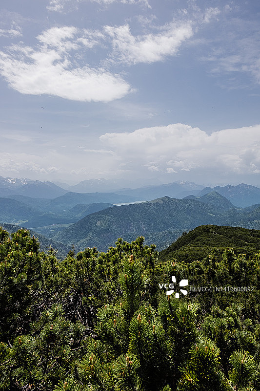 从本尼迪克滕万德眺望瓦chensee湖图片素材