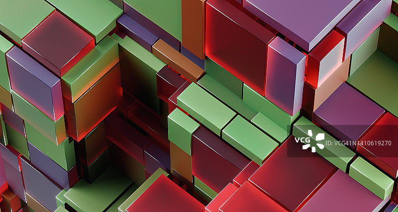 抽象3D立方体背景图片素材