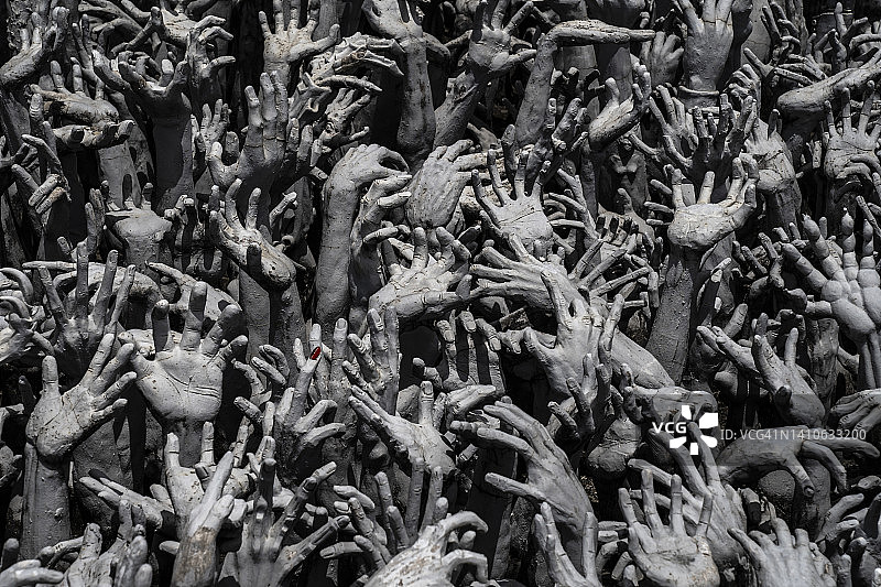 泰国清莱府白龙寺旅游风光图片素材