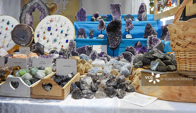 矿物街边店图片素材