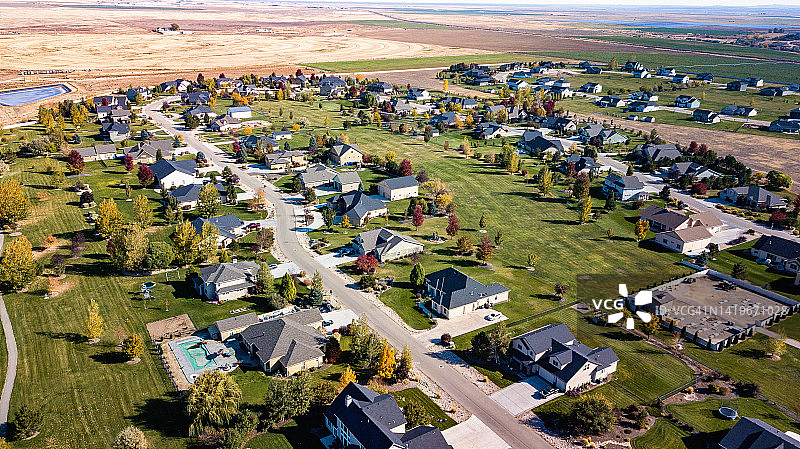 爱达荷州无人机航拍图片素材