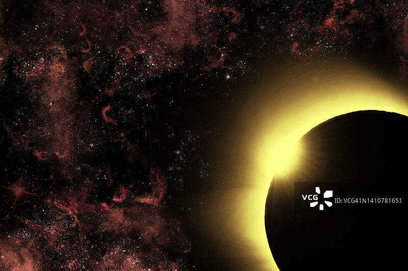 宇宙和星系概念图图片素材