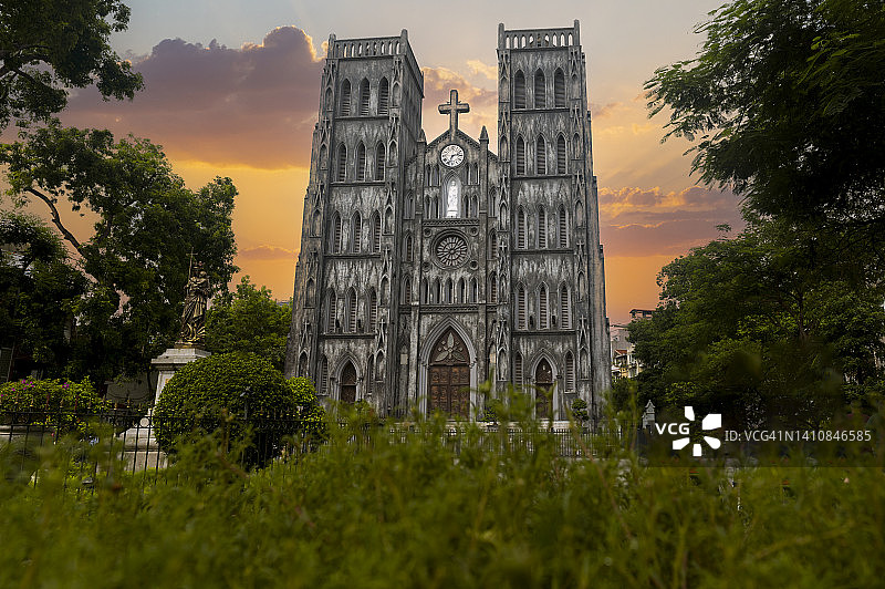 河内圣约瑟夫大教堂图片素材