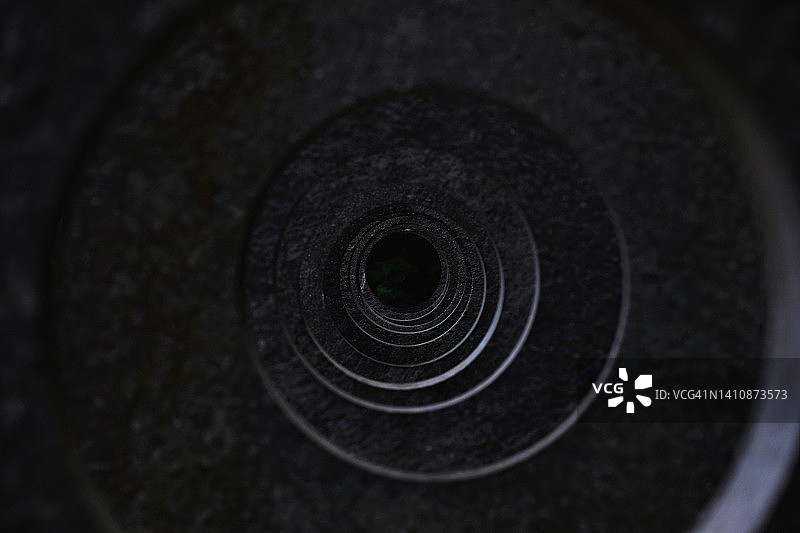 重复延伸的同心圆图片素材