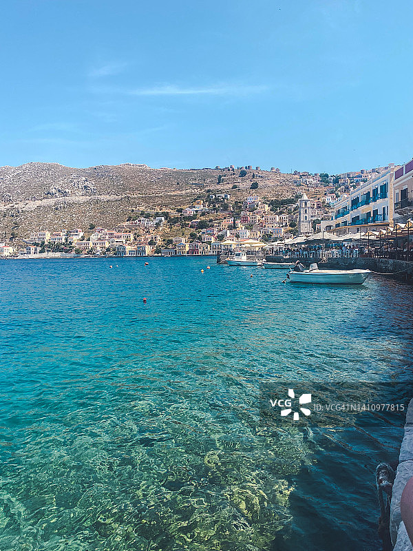 锡米岛全景图片素材