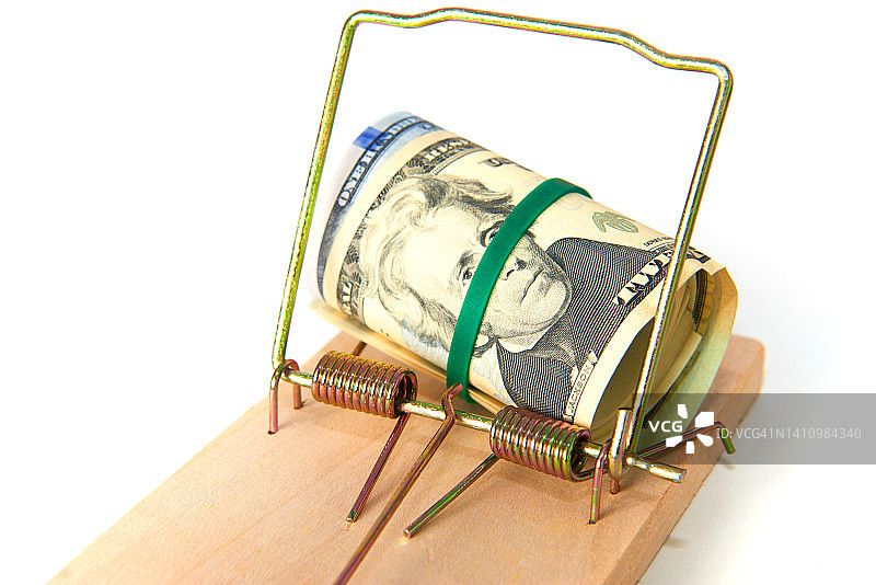 困境中的美元图片素材