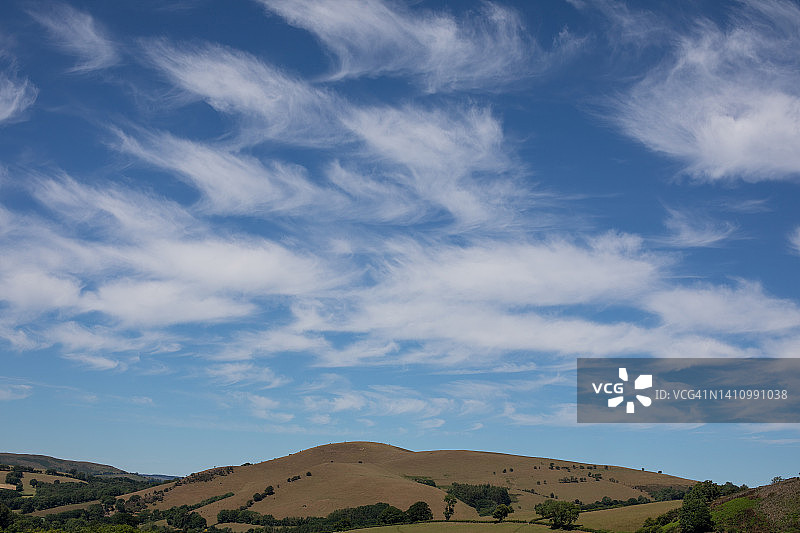 威尔士上空的天空图片素材