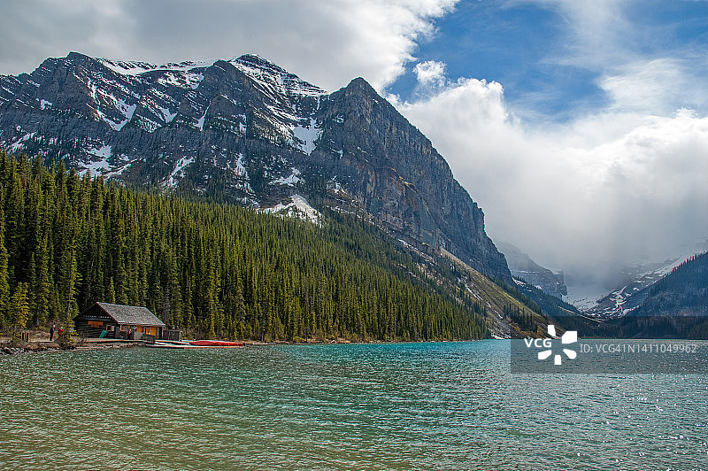 露易丝湖图片素材