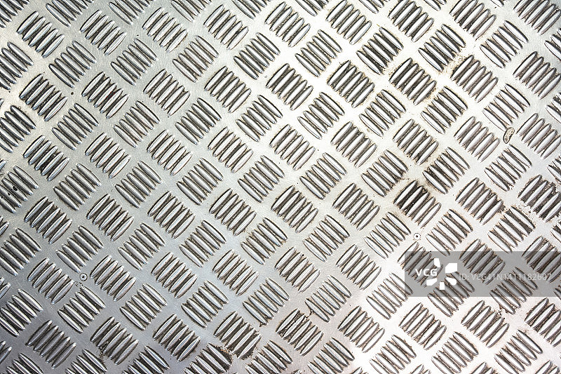 菱形钢板的特写镜头图片素材