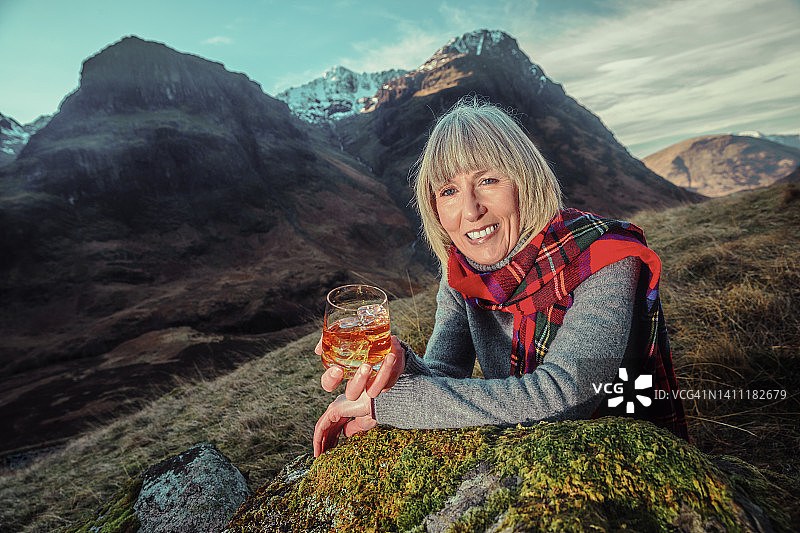 苏格兰格伦科的宜人的一天图片素材