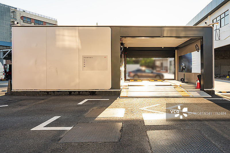电动汽车换电站图片素材