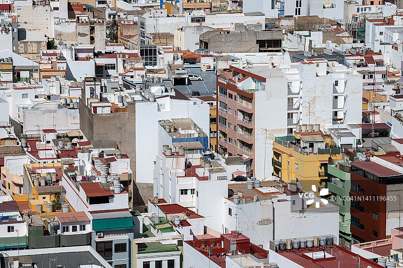 城市景观：西班牙大加那利岛拉斯帕尔马斯图片素材