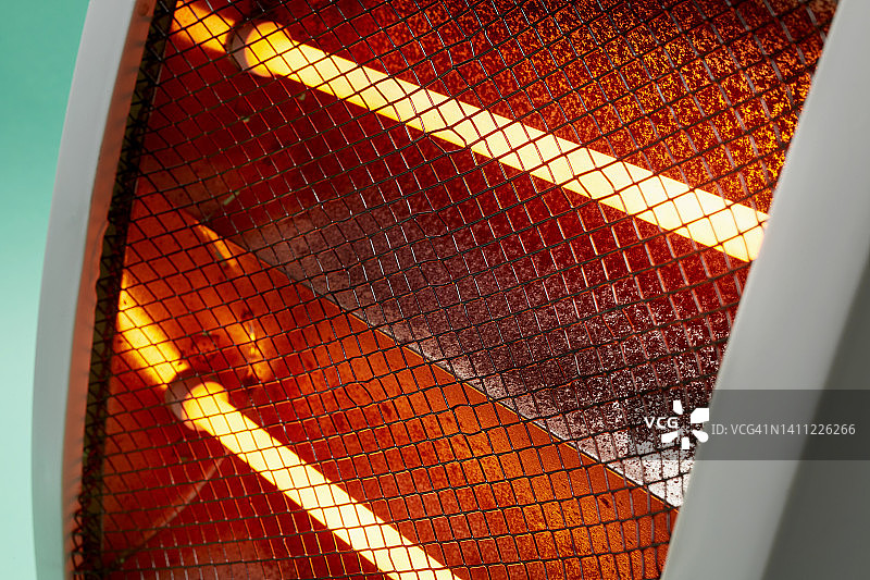 电红外加热器特写图片素材