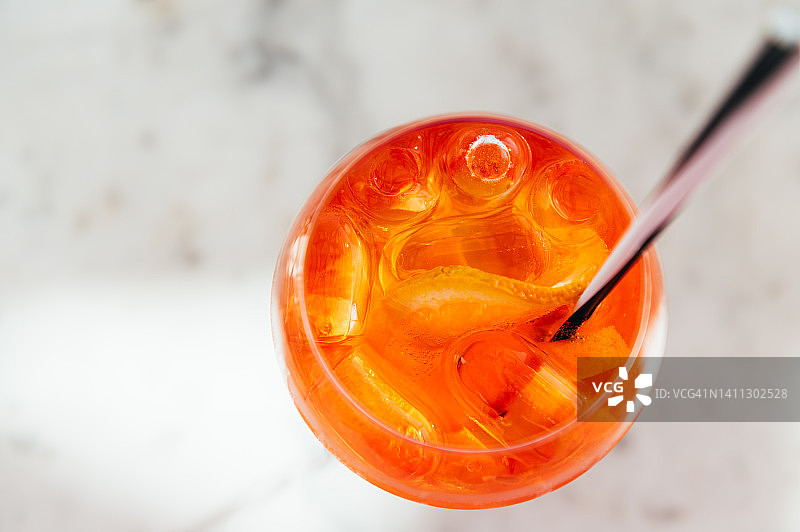 阿佩罗尔汽水鸡尾酒图片素材