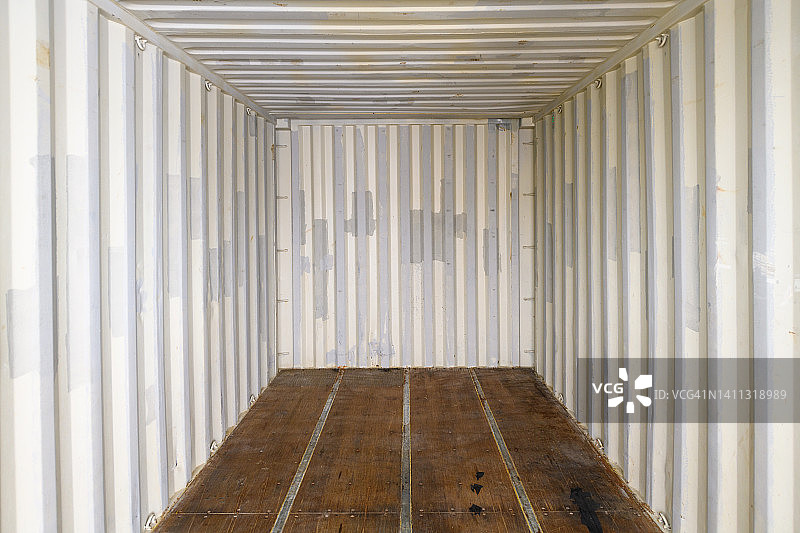空货运集装箱内部图片素材
