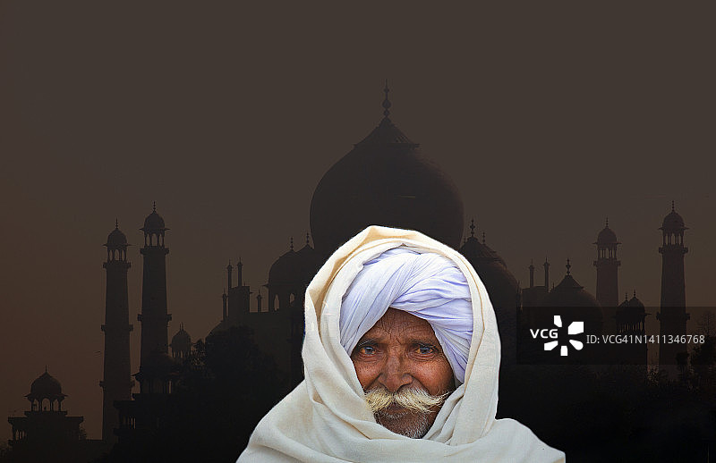 老人肖像图片素材