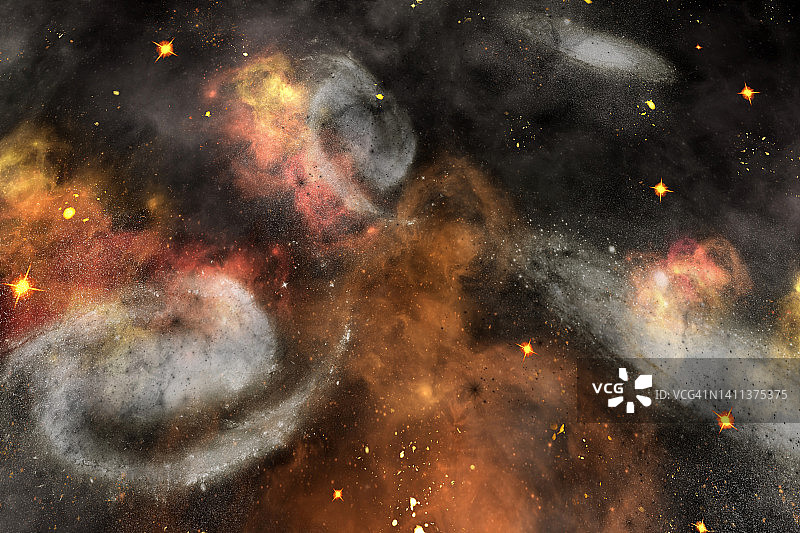 宇宙和星系概念图图片素材