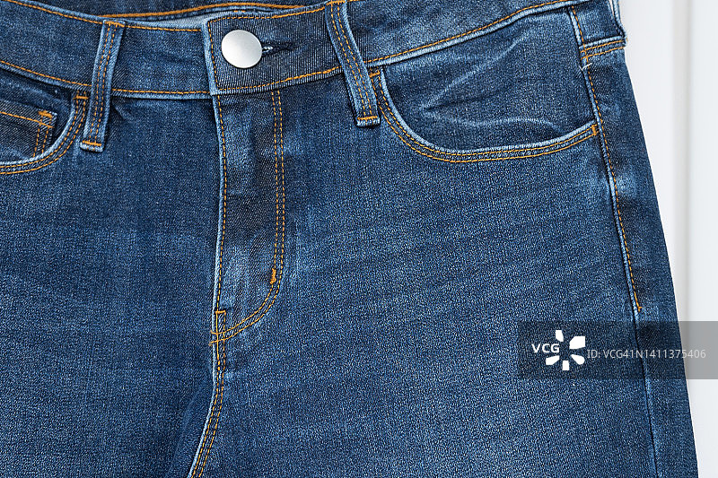 蓝色牛仔裤全画幅照片图片素材