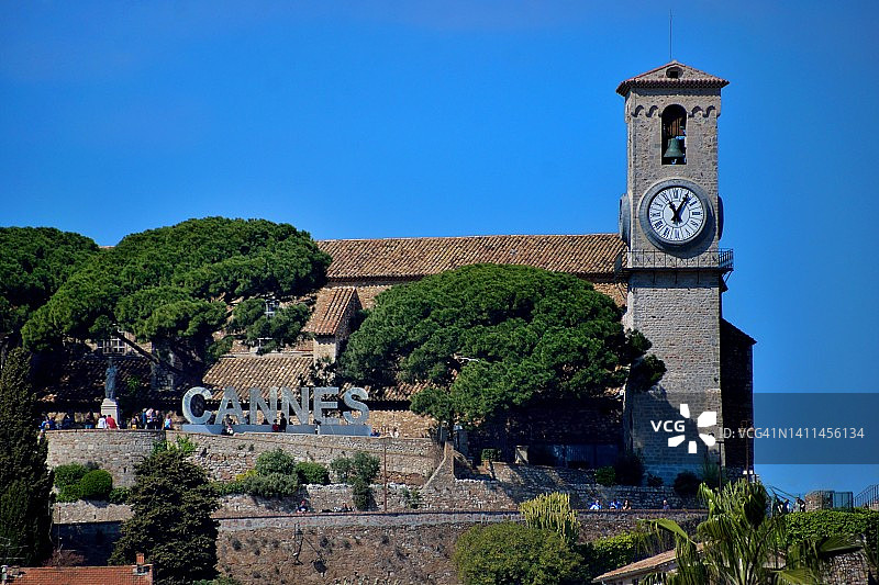 戛纳，希望圣母院教堂图片素材