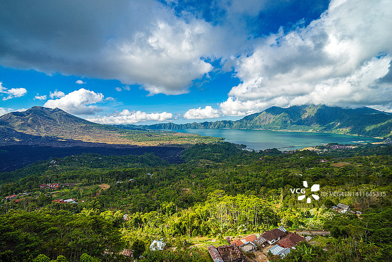 印度尼西亚巴厘岛金塔马尼火山旅游景点图片素材