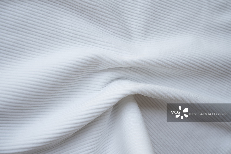 白色涤纶织物纹理和纺织背景图片素材