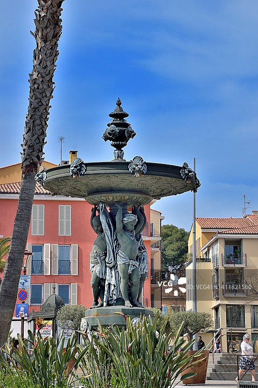 弗雷瑞斯五大洲喷泉图片素材