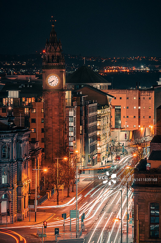 贝尔法斯特阿尔伯特纪念钟（北爱尔兰）图片素材