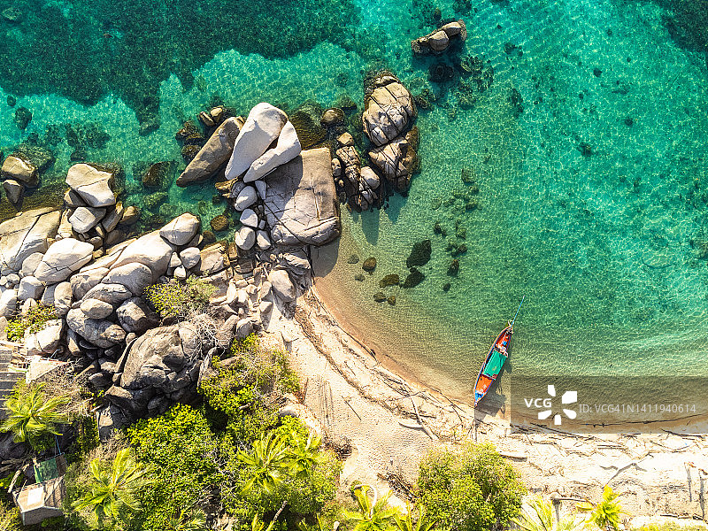 泰国涛岛的田园海滩图片素材
