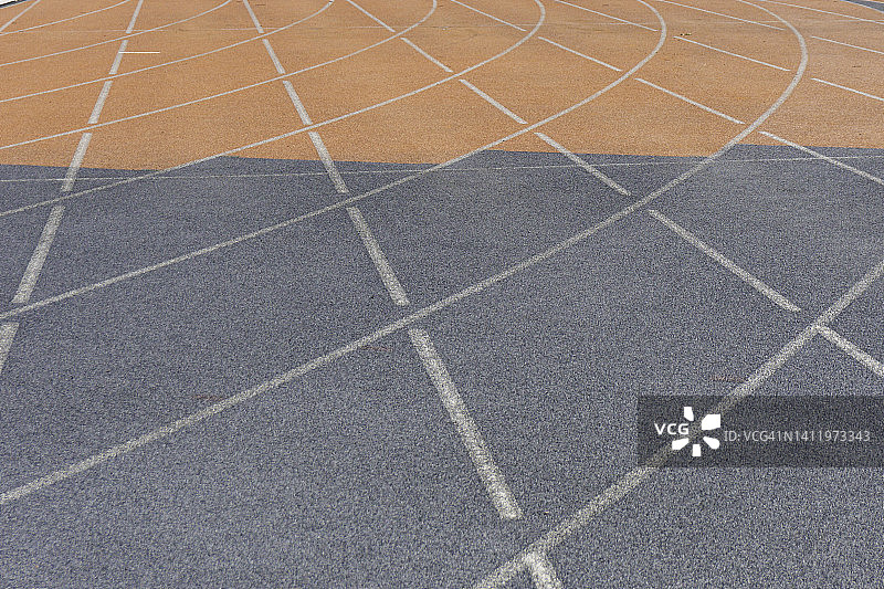 跑道上的跑道线图片素材