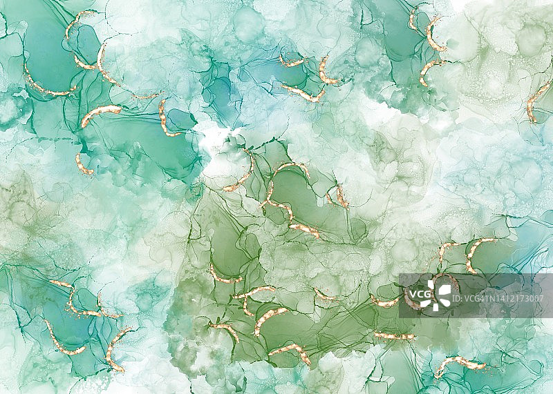 酒精墨水艺术抽象背景图片素材