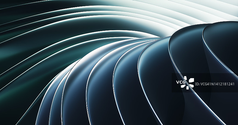 抽象波浪图案3D设计图片素材