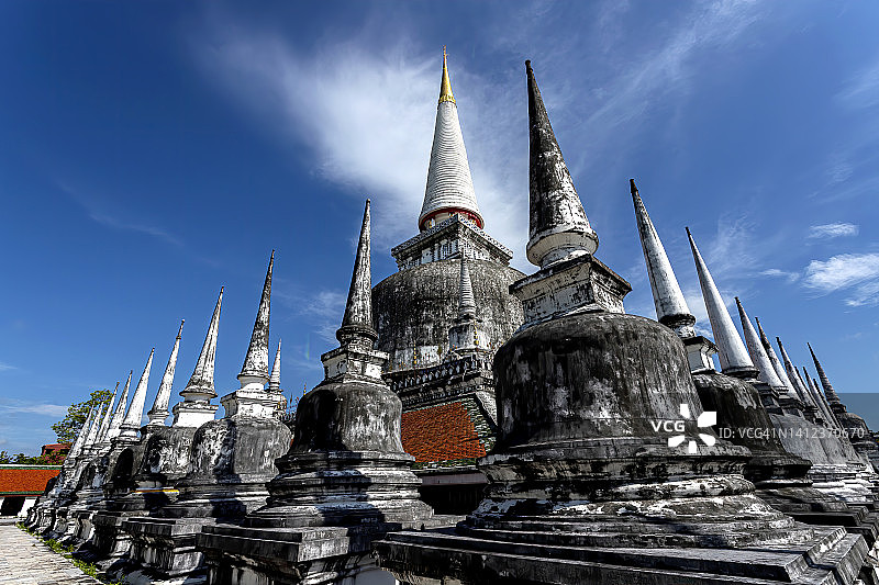 那空是贪玛叻府的佛教寺庙：玛哈泰寺图片素材