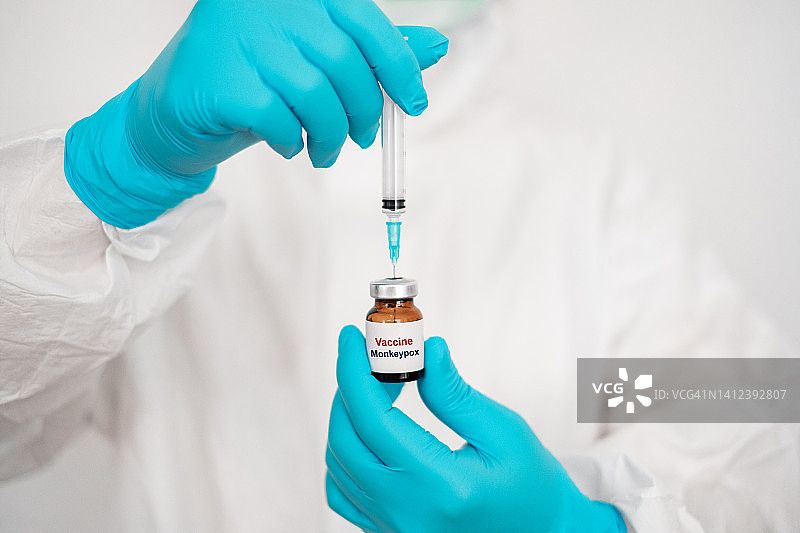 天花和猴痘疫苗图片素材
