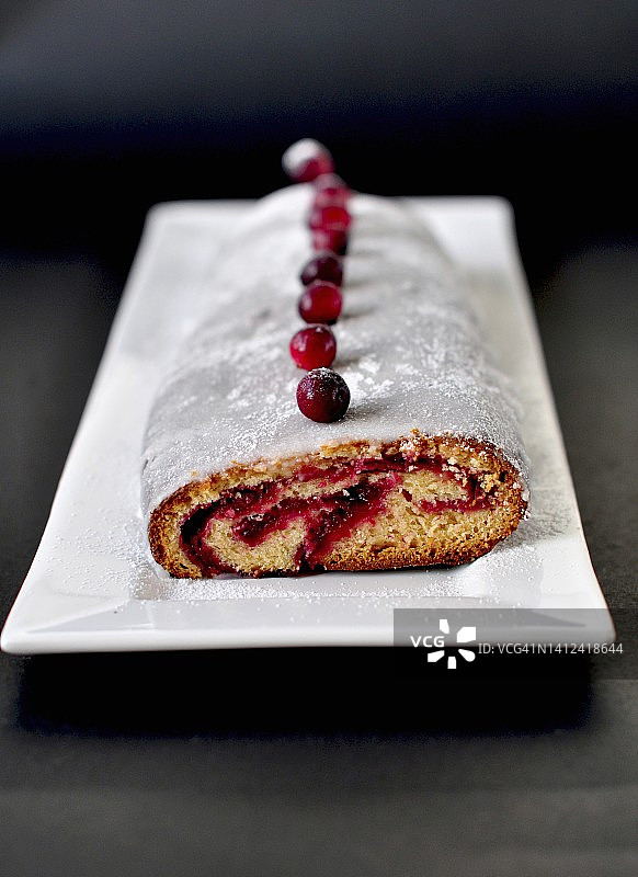 蔓越莓卷图片素材