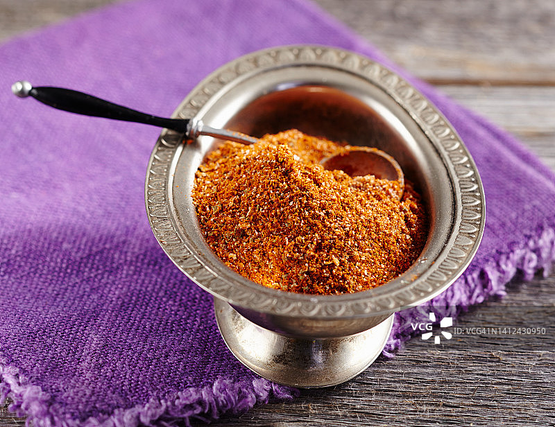 自制卡津烧烤调味料图片素材