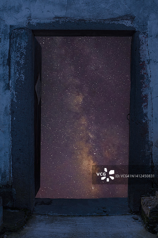 门外的星系图片素材