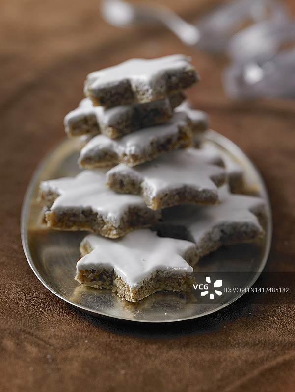 肉桂姜饼星星图片素材