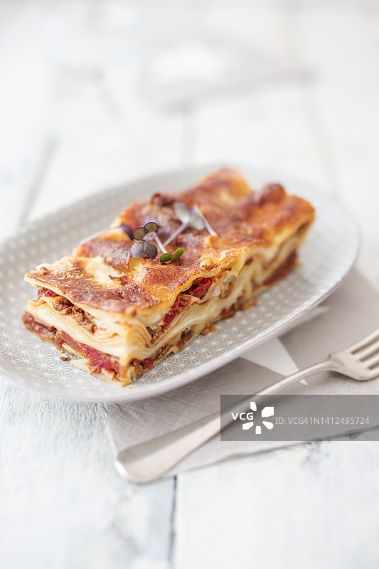 意式千层面图片素材