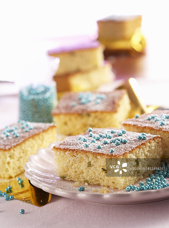 希腊橙味利瓦尼圣诞蛋糕图片素材