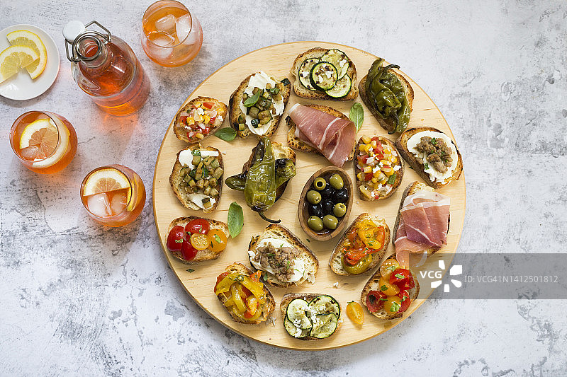 意大利开胃面包图片素材