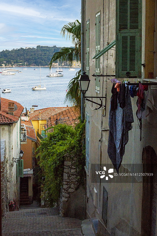 法国蔚蓝海岸滨海自由城村庄图片素材