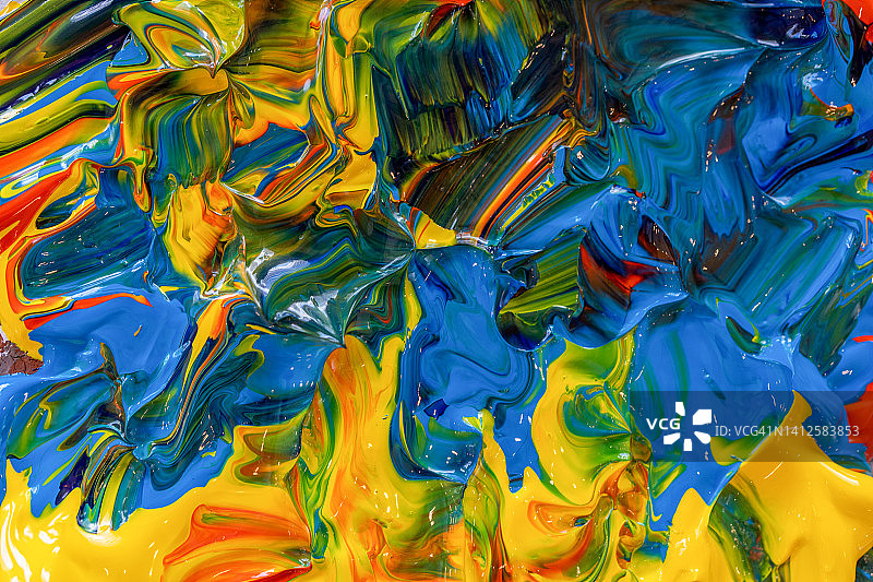 抽象丙烯绘画图片素材