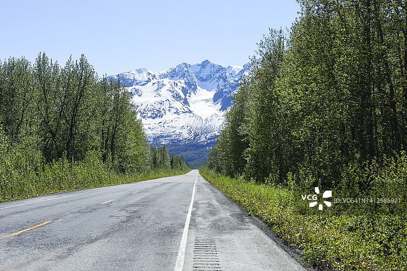 楚加奇山脉的道路景观图片素材