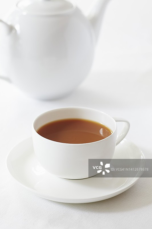 一杯加奶的博士茶图片素材