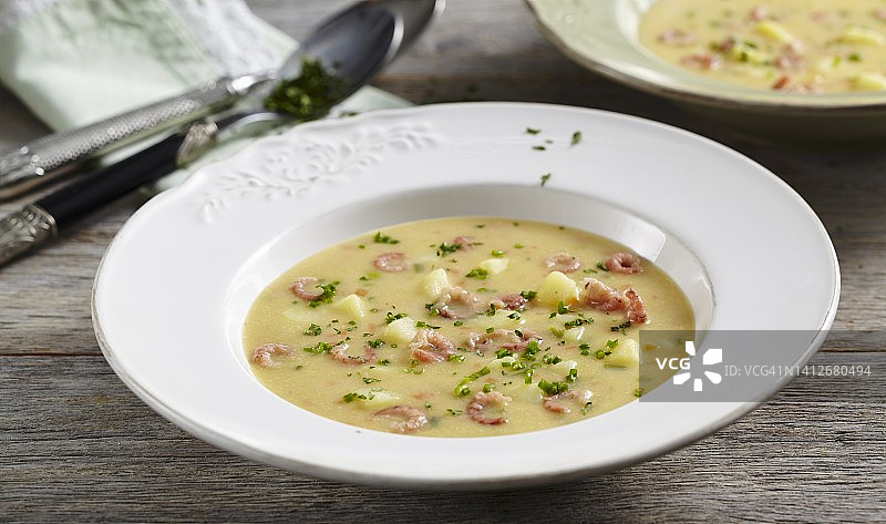 东弗里西亚蟹肉汤图片素材