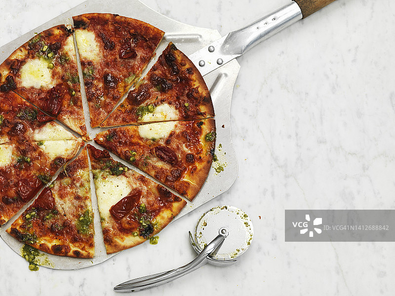 美式披萨切片图片素材