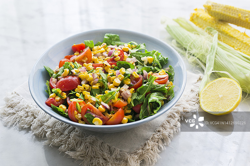 玉米什锦沙拉图片素材