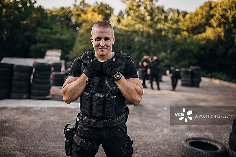 特警队士兵图片素材