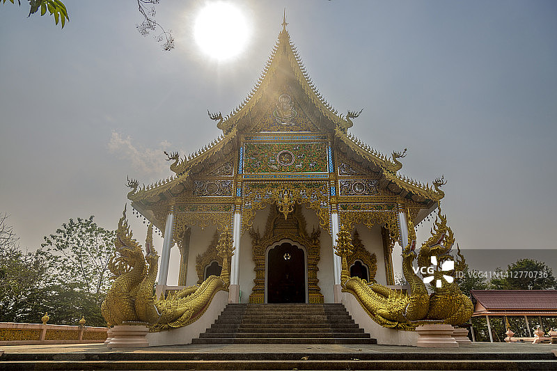 泰国清莱府的帕拉塔特宗昌寺图片素材